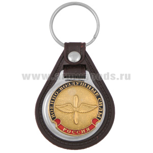 Брелок с эмблемой на виниловой подкладке ВВС (эмблема нов/обр)