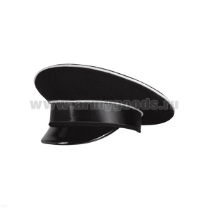 Фуражка ВМФ "Севастопольская" "Капитан Кузнецов" черная (высота тульи 6,5 см)
