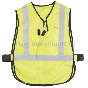 Жилет сигнальный без надписи (желтый)