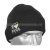 Шапка вязаная двойная п/ш черная с вышивкой Я люблю Русь (флаг Рос.империи)