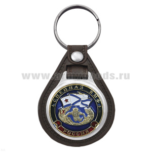Брелок с эмблемой на виниловой подкладке Спецназ ВМФ (водолаз)