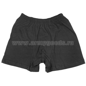 Трусы-шорты черные детские