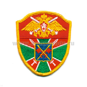 Шеврон вышит. ПО г. Сортавала (щит с симв.)