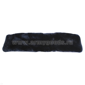 Воротник овчина темно-синий (Полиция) для куртки "френч"