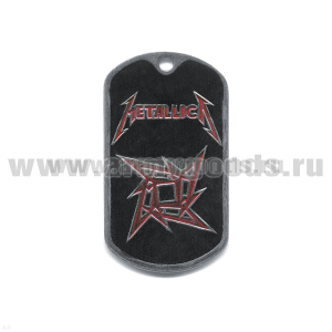 Жетон (нерж. ст., эмал.) Metallica