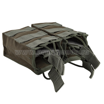 Подсумок открытого типа для 4 маг АК (оливковый) (с системой крепления "MOLLE") 