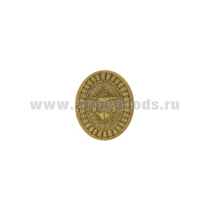 Шеврон вышит. Кокарда ВМФ РФ р/с (золотая, люрекс)