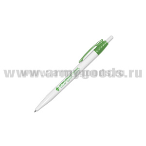 Ручка шариковая пластиковая с символикой Медицинская служба (Светя другим, сгораю!) (чернила синие)