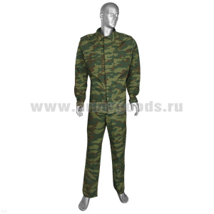 Костюм лет. Полевой (на пуговицах; погоны на плечах) "флора" "Юдашкин-3" (рубашечная ткань) неуставной