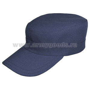 Кепи цилиндр МО синее (ткань "габардин") для костюма офисного 