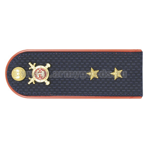 Погоны Полиции (ОВД) на китель, укомплектованные мет. фурнитурой (прапорщик) пластик