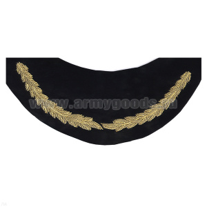 Козырек канит. лат. с вышитым орнаментом (лавры)