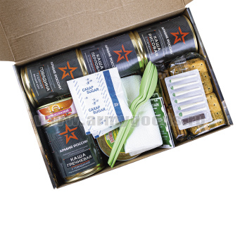 Сухпаек Армейские будни Офицерский (РПС-У) срок годности до 12.2026