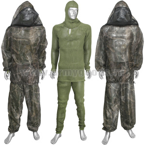 Белье Телохранитель-6 оливковое и кмфл. (фуфайка + кальсоны + подшлемник - х/б; куртка + брюки - сетка п/э)