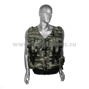 Жилет разгрузочный тактический Армейский "камыш" зеленый (ткань "оксфорд")