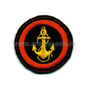 Шеврон вышит. Штат МП (d = 6,5 см)