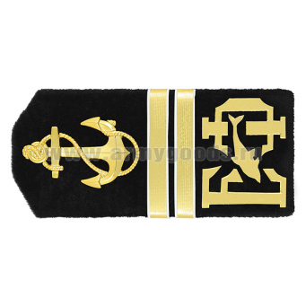 Погоны ДМБ БФ (трапеция) с дельфином и якорем (старшина 2 ст)