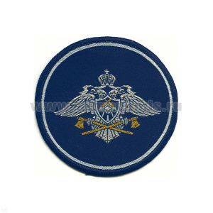 Шеврон тканый Спецстрой (кругл. по 210 пр.)