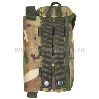 Подсумок УМТБС для 2 маг АК74/АКМ, 1 РОП и ножа (РОП слева) с системой крепления MOLLE "мультикам"
