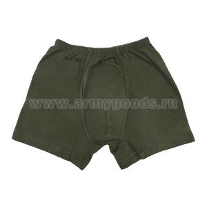 Трусы-шорты оливковые детские
