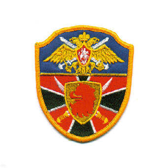 Шеврон вышит. ПО г. Каспийск (щит с симв.)