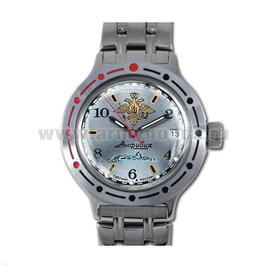 Часы наручные механич. "Амфибия" (водонепроницаемые 200 м, автоподзавод, противоударные)