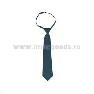 Галстук-регат простой серо-синий "морская волна" ГПС МЧС п/ш