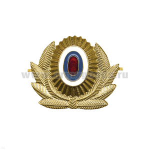 Кокарда мет. МВД бол. зол.