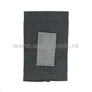 Ф/пог. серые однот. вышит. сер. (старшина)