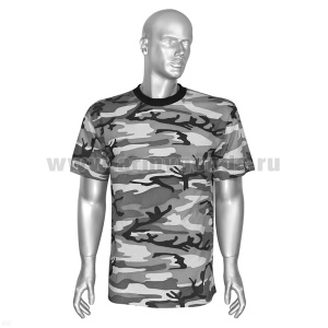 Футболка кулирка кмф серая