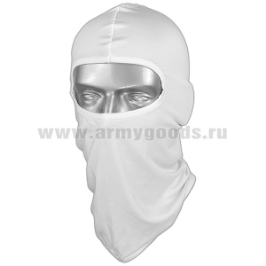Маска-подшлемник (100% полиэстер) белая