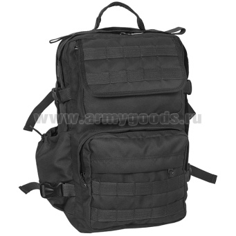 Рюкзак Тайфун черный (ширина - 26 см, глубина - 17 см, высота - 44 см)																							