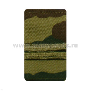 Ф/пог. "флора" с вышит. поперечными оливк. полосами (мл. сержант)