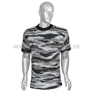 Футболка интерлок кмф "камыш" серый