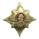 Значок мет. Орден Суворова (звезда с лучами) Значок мет. Орден Суворова (звезда с лучами)