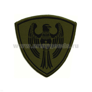 Шеврон тканый ВВ Сокол (Моск. округ ВВ МВД) полевой