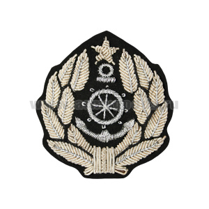 Кокарда канит. (серебро 5%) Капитанка (аналог КК-32)