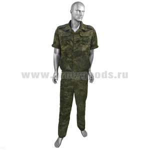 Костюм лет. Сетка (на пуг) "русская цифра" (кор.рук.) на пуг/на молнии (по наличию) 