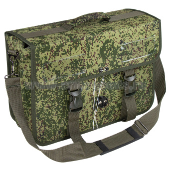 Портфель архивный №3 (три отделения) (для хранения документов с опечатыванием) (40x14x27 см) "русская цифра"