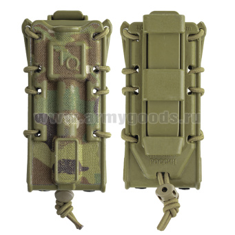 Подсумок под турникет (ударопрочный полиамид с резинками) песочный + "мультикам"