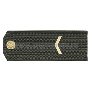 Погоны оливк. чист., укомпл. мет. фурнитурой (ефрейтор) пластик