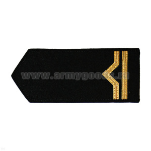 Погоны реч.фл. (жестк., галун) черн.: 2 катег.