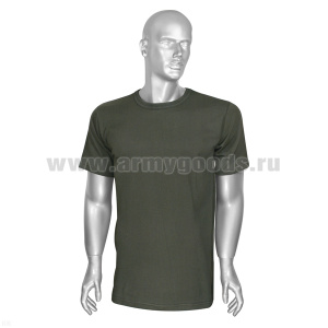 Футболка кулирка оливковая  р-ры с 40 по 60