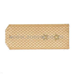 Погоны чисто-крем., вышит. канителью (прапорщик)