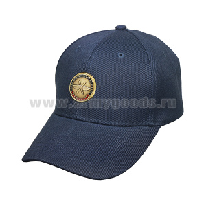 Бейсболка простая синяя с мет. накладкой ВКС