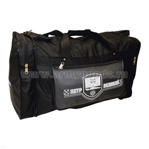 Сумка складная (твердая ткань) большая 60 л черная Петр Великий
