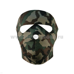 Маска неопреновая кмф woodland