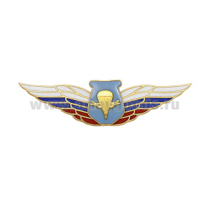 Значок мет. Должностной знак начальника воинского формирования, ведущего научно-исследов. деятельность (ВДВ) №86