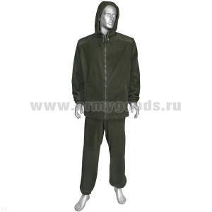 Костюм спортивный флисовый оливковый