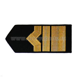 Погоны реч.фл. (жестк., галун) черн.: 12 катег.